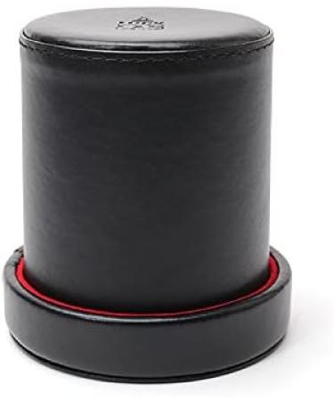 Luck Lab Black Leather Dice Cup with Lid & 6 Pearl Dice - Red Velvet Interior - Perfect for Board Games - Buy Online on GoSupps.com