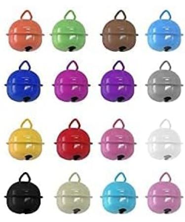 AvoDovA 16 Pcs Small Jingle Bells 20mm Craft Bells in 16 Colors Pet Pendant Bells Pet Collar Bells for Necklace Collar DIY Bells Mini Bells Decorative Bells for Craft and Decoration - Buy Online on GoSupps.com