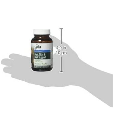 Gaia Herbs Skin & Nail Support - 60 Liquid-Filled Caps | Professional Solutions for Health - Buy Online on GoSupps.com