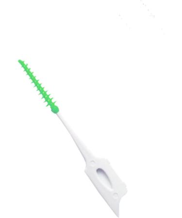 Interdental Brushes Silicone Cleaner - 160 Pack | Teeny Brushes for Food Debris | Refill Packs in Green - Buy Online on GoSupps.com