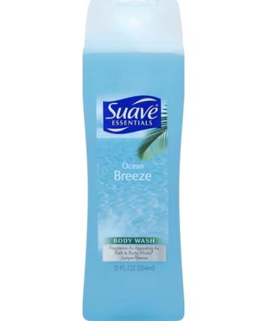 Suave Essentials Body Wash - Ocean Breeze Scent | 15 Fl Oz | Hydrating & Refreshing | International Shipping - Buy Online on GoSupps.com