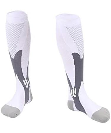 3 Pairs of 20-30 mmHg Compression Stockings for Men & Women | Medical Graduated Support for Sports Running Plantar Fasciitis Nurses and Diabetics - L-XL Black - Buy Online on GoSupps.com