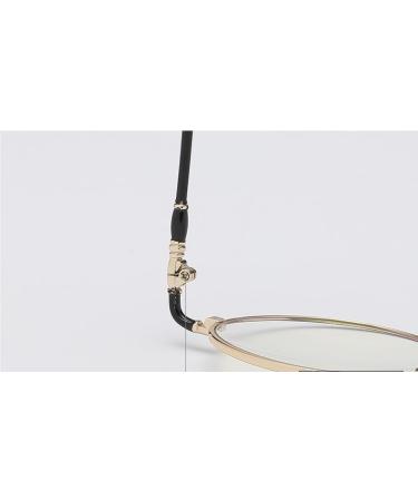 Buy Metal Eyeglasses for Reading | Anti Eye Strain & Blue Light Protection | Stylish Round Flat Mirror +200 Black-Silver - Buy Online on GoSupps.com