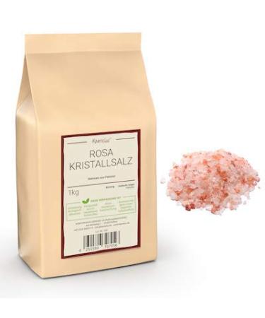 Kamelur Kamelur 5 x 1 kg of coarse pink crystal salt - coarse salt without additives ideal for salt mills