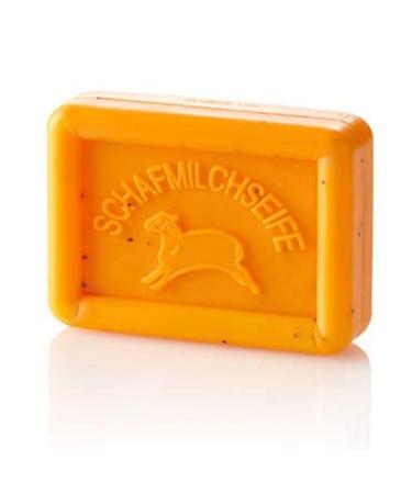 Ovis sheep's milk soap 100g -Mango cleaning and care with sheep's milk in pap Packaging / zero waste without microplastics or mineral oil