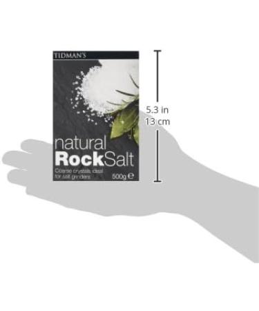 Tidmans Natural Rock Salt 500g - Premium Quality Salt for Cooking - 500g Pack of 1 - Buy Online on GoSupps.com
