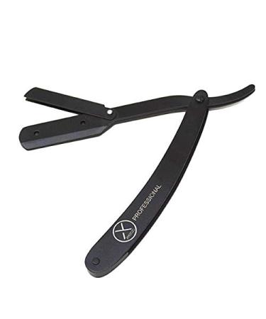 PRO 001 Professional Black Straight Edge Razor for Barbers & Salons | Premium Shaving Tool for Hair Enthusiasts - International Shipping - Buy Online on GoSupps.com