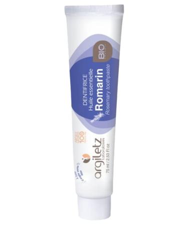 ARCILIA (ARCILIA) Argiletz Green Clay Toothpaste Rosemary Arome 75 ml Organic Natural French