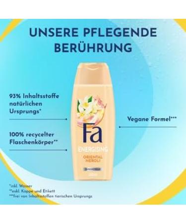 FA Shower Gel Oriental Moments 3 x 250 ml 95 ingredients of natural origin enjoy the delicate scent of desert rose and sandalwood with the caring shower cream - Buy Online on GoSupps.com