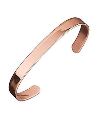 Aleafa Armlet Presents Pure Copper Bracelet Kada Adjustable for Men and Women | for and Relief | Spiritual Wrist Band #Aport-548