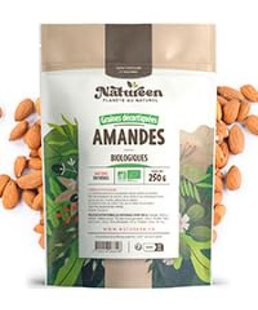Plan te au Naturel Whole Organic Shelled Almonds - 250g