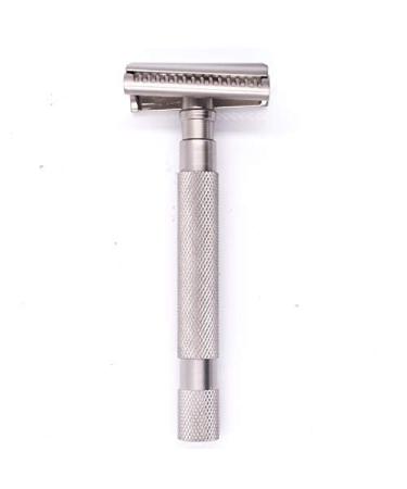 Buy Parker Semi Slant Safety Razor with 5 Premium Double Edge Blades Satin Chrome | International Shipping - Buy Online on GoSupps.com