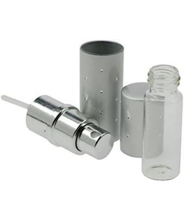 Kosmetex Silver 10ml Pocket Perfume Atomizer - Travel-Friendly Fragrance Bottle - Buy Online on GoSupps.com
