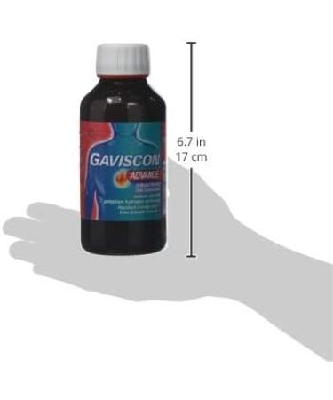 Gaviscon Advance Extra Strength Heartburn & Indigestion Liquid, Aniseed Flavour - 300ml (Pack of 1) - Buy Online on GoSupps.com