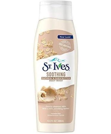 St. Ives Nourish & Soothe Oatmeal & Shea Butter Body Wash 13.5 oz - Hydrating Body Wash for Smooth Skin International Shipping Available - Buy Online on GoSupps.com
