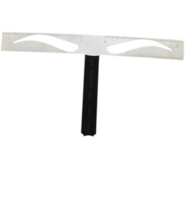 Hemoton 1pc Eyebrow Stencil Eyebrow Ruler Stencil Eyebrow Drawing Tool Positioning Ruler Stainless Steel Size 1 As Shown - Buy Online on GoSupps.com