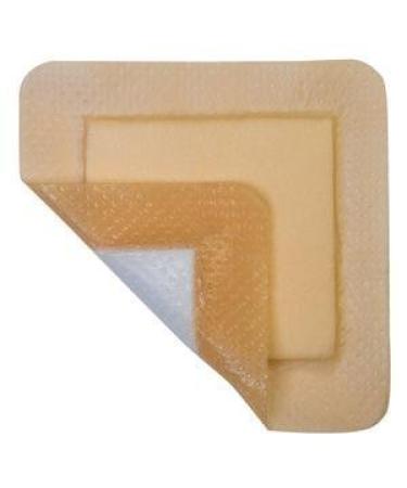 Silicone Comfort Foam Dressing 4" x 4" (2.5" x 2.5" Pad) Box of 5 MediPurpose # MP1010SLCF