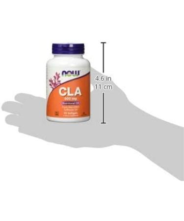 CLA 800mg Now Foods 90 Softgel - 90 Count (Pack of 1) | Conjugated Linoleic Acid Supplement - Buy Online on GoSupps.com