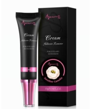 Beauty7 Eyelash Extension Remover Cream for Sensitive Skin | Low Irritation & Quick Dissolve | Professional 10g Camellia Adhesive Remover - Buy Online on GoSupps.com