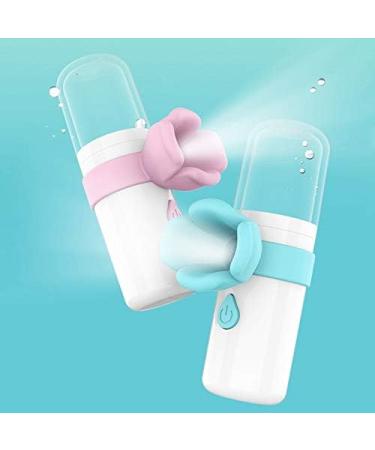 RIYAN Blue Nano Mister Cool Mist Sprayer Beauty Steamer Handy Mist Moisturizing and Hydrating for Skin Care Makeup - Buy Online on GoSupps.com