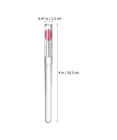 Beavorty Makeup Silicone Lip Brush Set - 6pcs Lidded Lipstick Applicators for Lip Cream & Eyeshadow | International Shipping - Buy Online on GoSupps.com