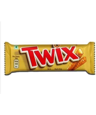 Twix Twin Bars Pack Chocolate Caramel Biscuits 64's Delicious Tasty And Twisty Treat Gift Hamper Christmas Birthday Valentine Easter Gift