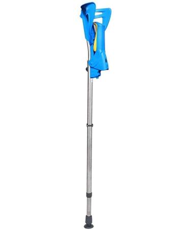 ATHUAHLR LRVTREC Forearm Crutches Adjustable Forearm Crutches 1 Pair (2 Units) of - Adult 5 '- 6'9' 'Adjustable Foldable Shock Absorber Lightweight Arm Crutch (Color : A)