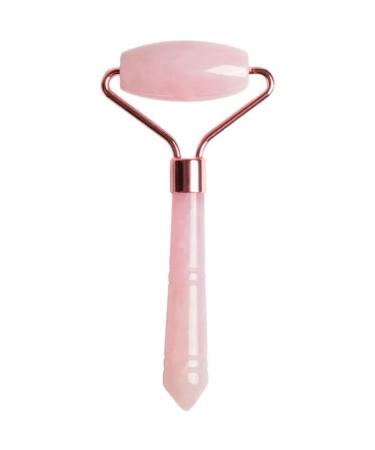 Facial Jade Massage Roller Crystal Face Roller Stone Massager Beauty Jade Roller Jade Massager(Roller) Roller Light Red