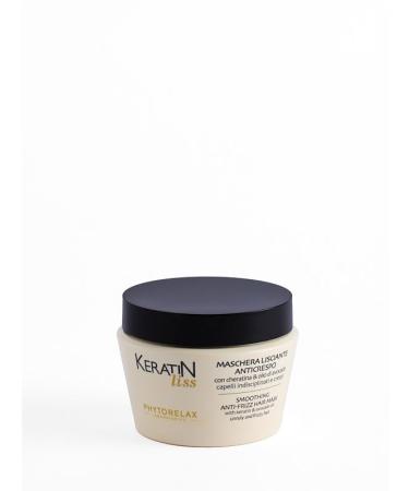 Keratin Liss Anti-Frizz Smoothing Mask 250 ml (8.4 Fl Oz) 1 unit - Made in Italy italian import Bianco