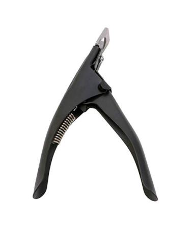 PSGS Acrylic UV False Fake Nails Tips Manicure Cutter Clipper Tool Stainless Steel (Color : Black)