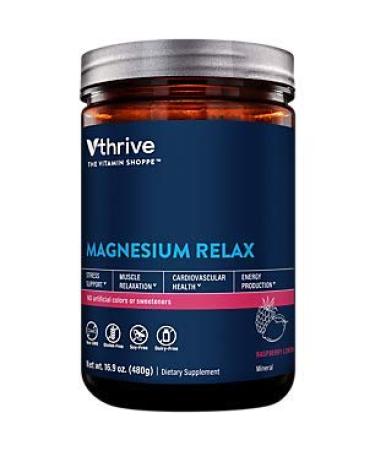 Magnesium Relax Powder - Supports Stress & Muscle Relaxation - Raspberry Lemon (16.9 oz. / 100 Servings)