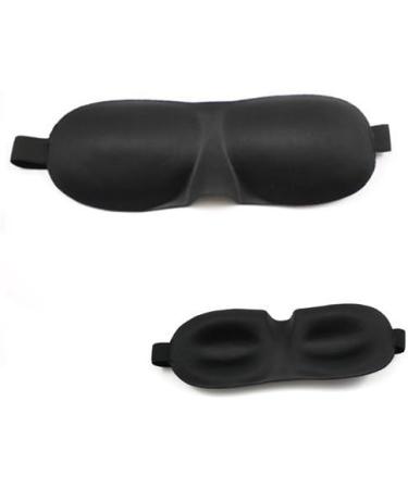 Al Soft Travel Sleep Rest 3D Eye Shade Sleeping Mask Cover Blinder Aid Eyemask (Black) - Buy Online on GoSupps.com