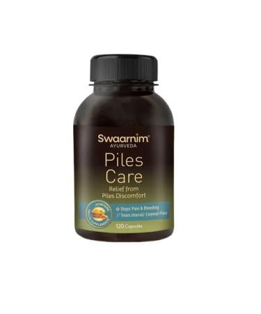 Piles Care Ayurvedic Healthy Supplements for Women Health 100% Natural - No Added Chemicals and Gluten Free 120 Capsules 120 Count (Pack of 1)