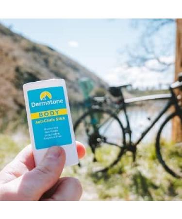 Dermatone Anti-Chafe Body Stick 0.5 oz | Moisturizing & Healing Formula | Fragrance-Free & Non-Greasy | Pocket Size - Buy Online on GoSupps.com
