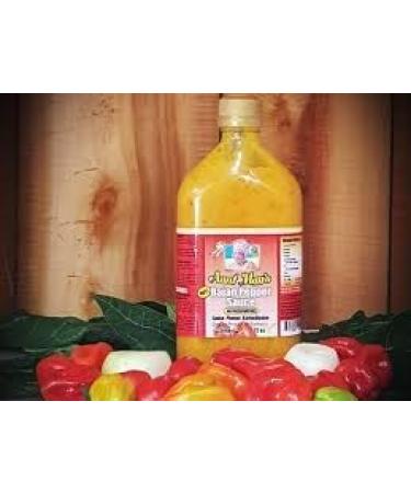 Aunt May's Bajan Pepper Sauce 340g (Pack of 2) | Authentic Barbadian Flavors | Spicy and Savory Hot Sauce | Taste the Caribbean Heat - Buy Online on GoSupps.com