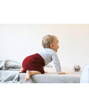 Disana Knitted Nappy Cover 74/80 Grey - Organic Wool Diaper Cover - Buy Online on GoSupps.com