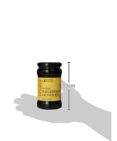 Divina Organic Kalamata Pitted Olives - 10.2 oz - Buy Online on GoSupps.com