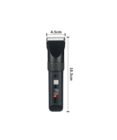 Digital Display Electric Hair Clipper - 4-Speed Adjustable Charging 18.5cm | International Shipping Available - Buy Online on GoSupps.com