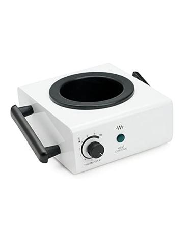 Metal wax warmer for 400ml cans Kosmetex Professional wax heater wax warmer Quadrato for wax cans wax beads
