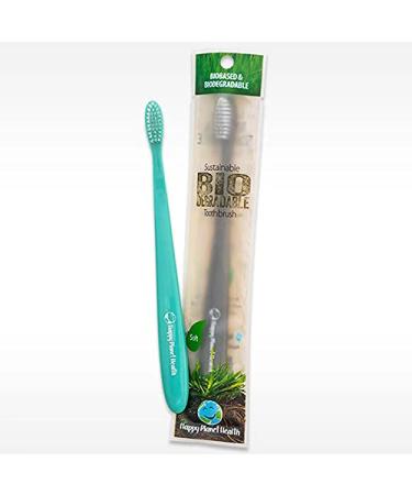 HDP Happy Planet Biodegradable Toothbrush Floss | Pack of 8 | Bonus Included - Buy Online on GoSupps.com
