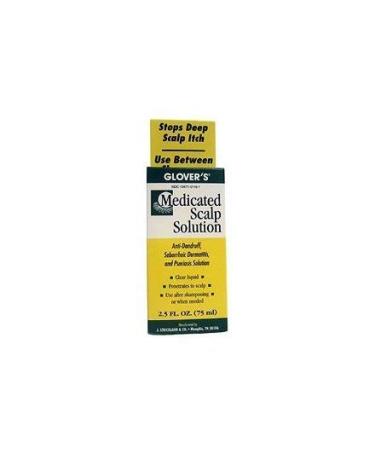 GLOVER S Medicated Scalp Solution 2.5 oz