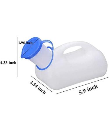 Unisex Portable Potty Urinal for Car | Bedpans Pee Bottle with Lid and Funnel | Travel Toilet for Men, Women, Old Man, Child - Ideal for Camping and Outdoor Activities - Buy Online on GoSupps.com