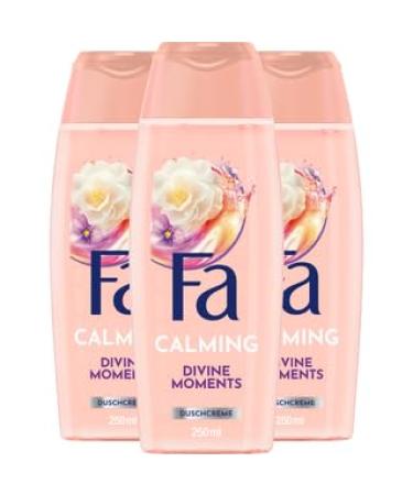 FA Shower Gel Divine Moments 3 x 250 ml 95 ingredients of natural origin send your senses on a wonderful journey and enjoy the velvety scent of wild camellias