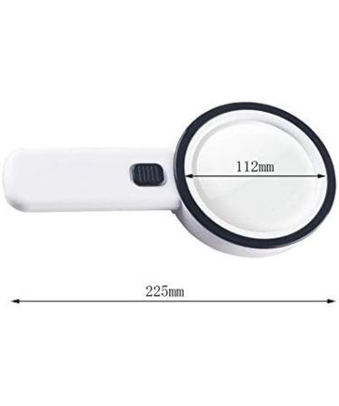 High-Power Optical Handheld Magnifier with LED Lights 30 Times 100MM HD Children's Elderly Reading Identification Made in China - Buy Online on GoSupps.com