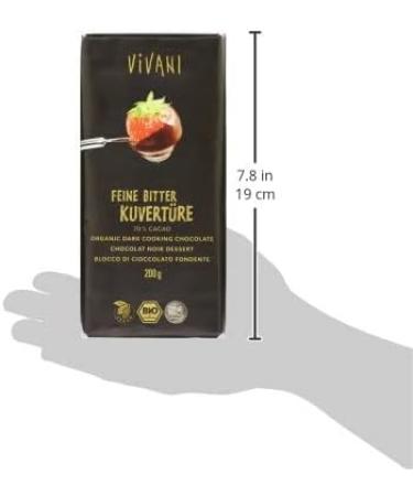  Vivani Vivani Pure melted chocolate blanket 200 g 1 unit - Buy Online on GoSupps.com