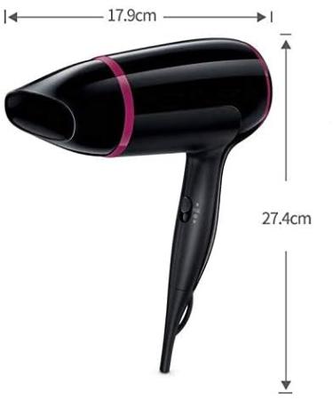 Professional Hair Dryer Negative Ion Blow Dryer 1800W Salon Powerful Dryer Far Infrared with 3 Speed Settings - Buy Online on GoSupps.com