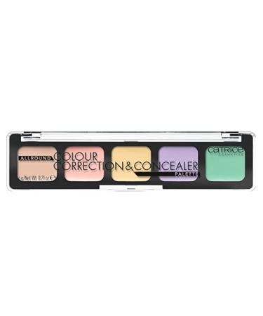 Catrice Allround Color Correction & Concealer Palette | Vegan Multi-Colored Brightening & Anti-Pimple Formula - 5 Shades for Flawless Skin - Buy Online on GoSupps.com