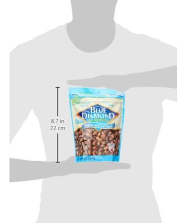 Blue Diamond Almonds Roasted Salted 16oz - Premium Quality Snack Option - Buy Online on GoSupps.com
