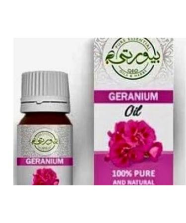 Pure Rose Geranium Essential Oil 30ml Natural Floral Aromatherapy Oil for Skin Care and Massage