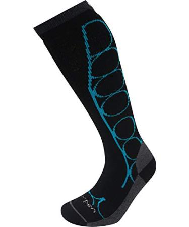 Lorpen Women's T2 Ski Midweight Socks Small Turquoise